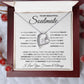 To My Beautiful Soulmate - Forever Love Necklace Card